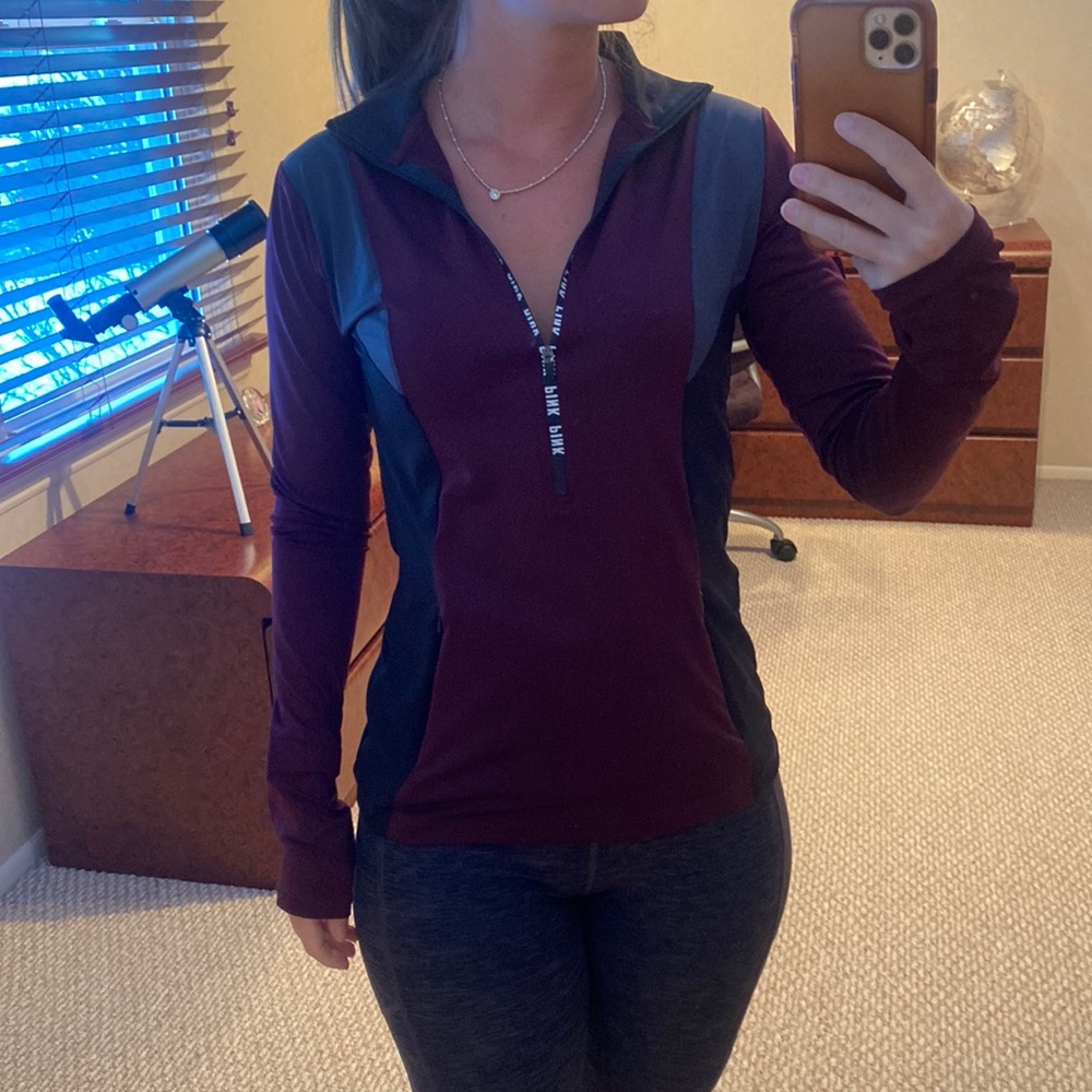 Pink Victoria Secret Quarter Zip